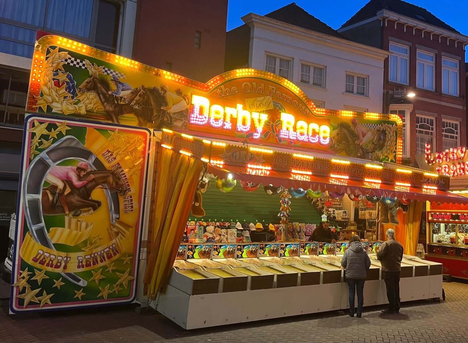 Derby Race spel attractie